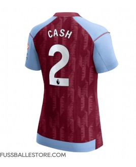 Günstige Aston Villa Matty Cash #2 Heimtrikot Damen 2023-24 Kurzarm